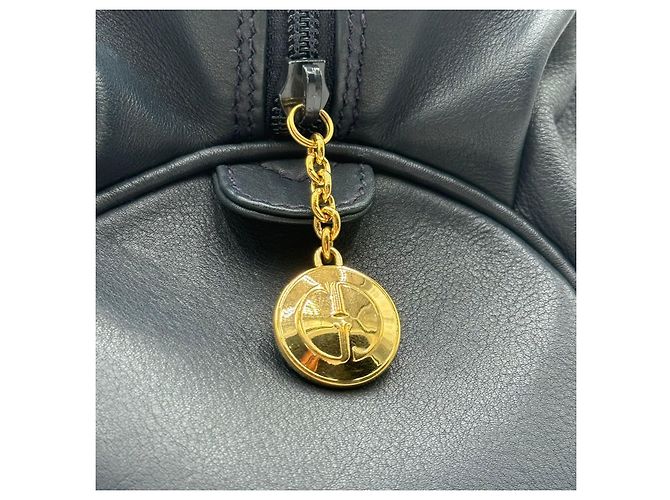 Borsa Speedy Boston in pelle Gucci Blu navy - vista 16
