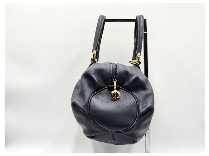 Borsa Speedy Boston in pelle Gucci Blu navy - vista 6