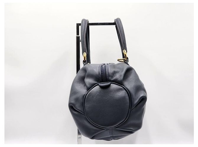 Borsa Speedy Boston in pelle Gucci Blu navy - vista 7