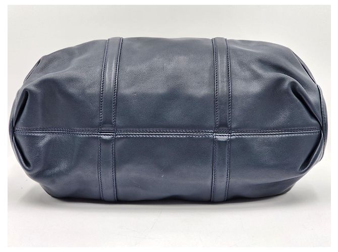 Borsa Speedy Boston in pelle Gucci Blu navy - vista 8