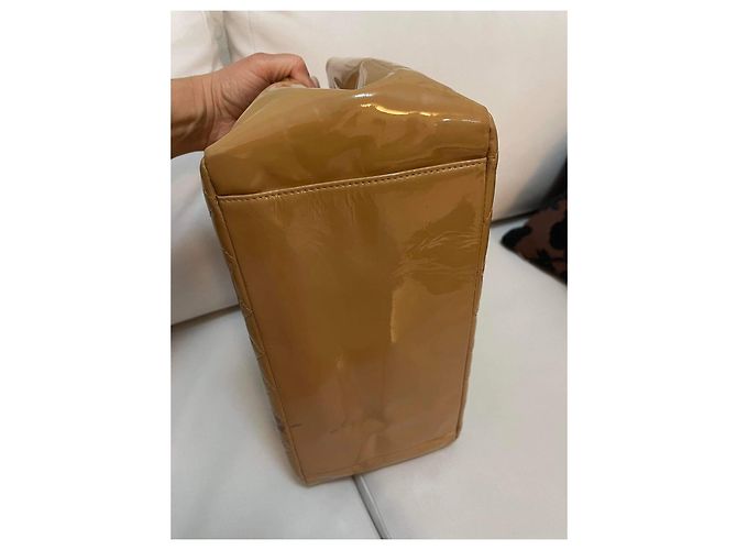 Chanel Sacola de compras Matelasse Camelo - vue 8