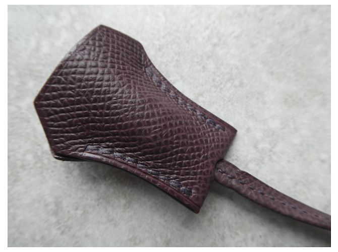 clochette , nuova cerniera e lucchetto Hermès per la borsa per la polvere Hermès Grigio - vista 4