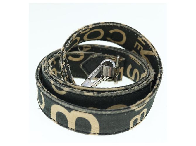 CHANEL Bycy Vanity Pochette per cosmetici Tela Nera CC Auth bs11565 Nero - vista 25