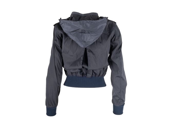 Giacca a vento aderente Moschino economica e chic Blu Blu navy - vista 2