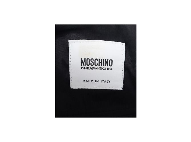 Giacca a vento aderente Moschino economica e chic Blu Blu navy - vista 3