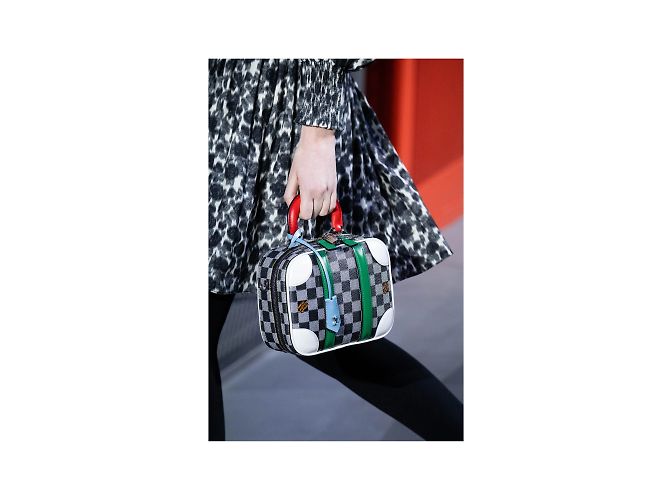 Twist Borsa Louis Vuitton Mini Bagaglio Damier BB Multicolore - vista 2
