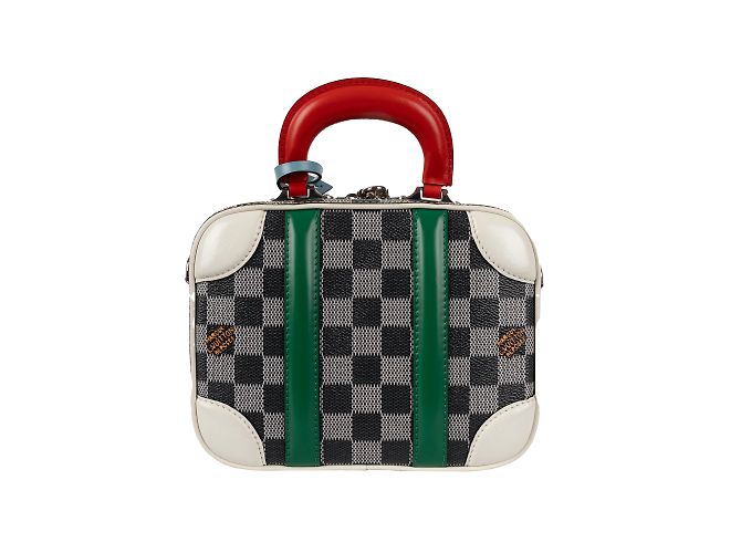 Twist Borsa Louis Vuitton Mini Bagaglio Damier BB Multicolore - vista 3