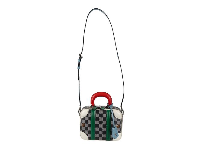 Twist Borsa Louis Vuitton Mini Bagaglio Damier BB Multicolore - vista 6