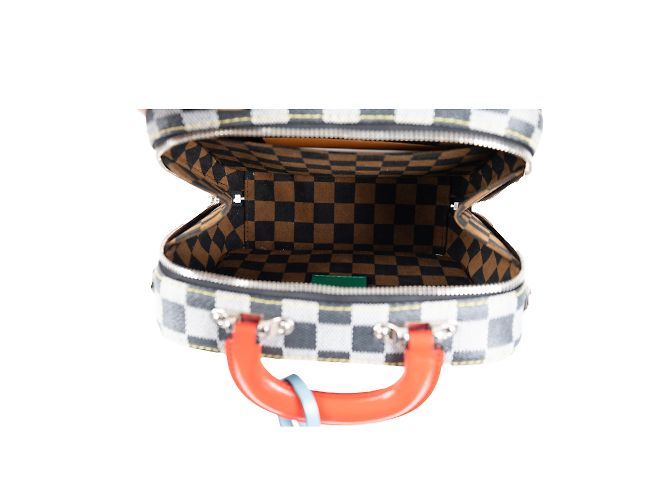Twist Borsa Louis Vuitton Mini Bagaglio Damier BB Multicolore - vista 9
