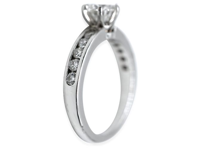 Tiffany & Co. 0,7 ct Rund Brilliant Diamant Verlobungsring - Ansicht 3