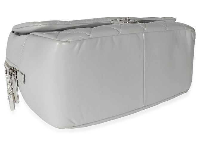 Borsa da bowling Express Chanel in pelle di vitello grigia Marrone - vista 6