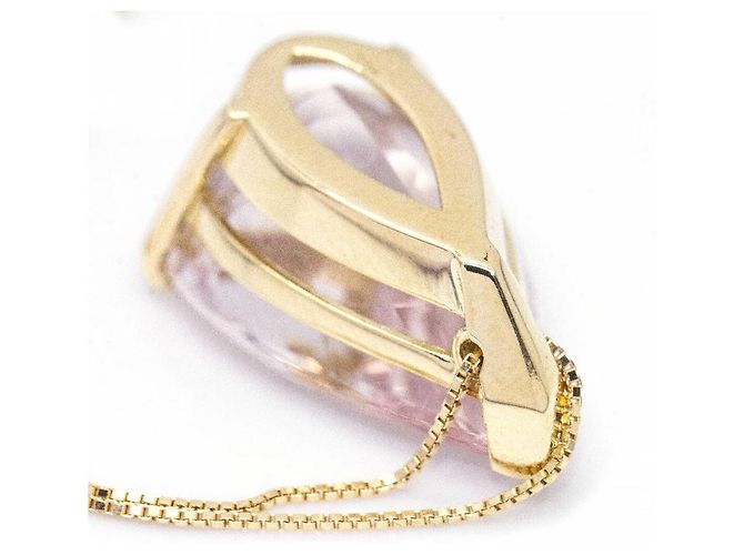 Autre Marque Collana in oro con Morganite rosa. - vista 6