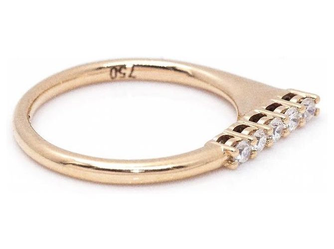 Autre Marque Anello SINGOLARE in Oro e Diamanti. D'oro - vista 2