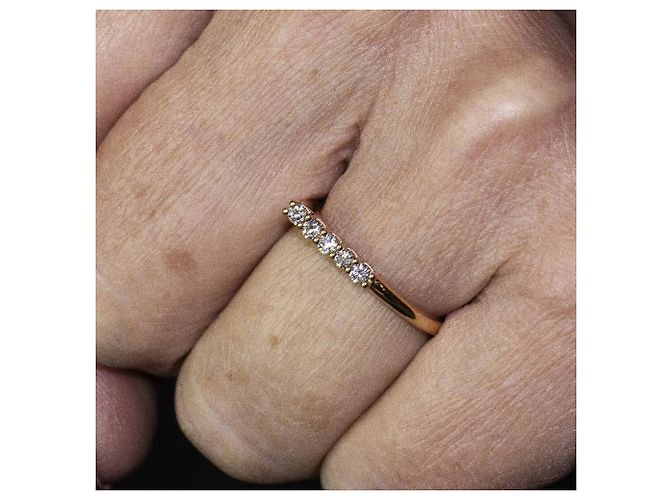 Autre Marque Anello SINGOLARE in Oro e Diamanti. D'oro - vista 6