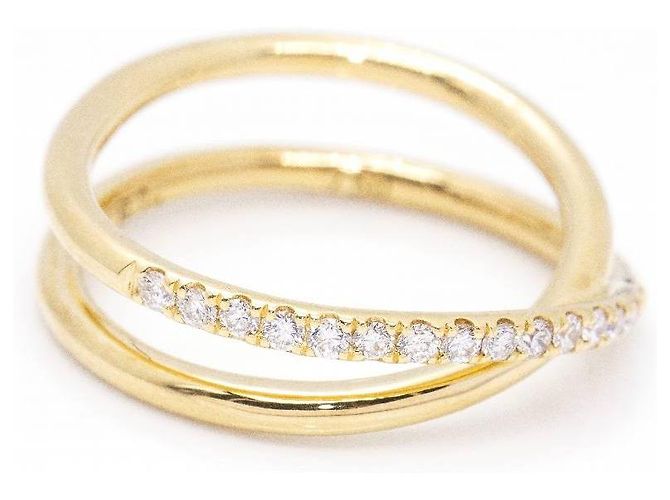 Autre Marque Anello HOPE in Oro Giallo e Diamanti D'oro - vista 2