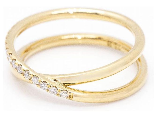 Autre Marque Anello HOPE in Oro Giallo e Diamanti D'oro - vista 4