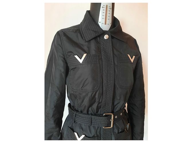 Red Valentino Valentino Garavani Chaqueta impermeable mujer Red line acolchada ligera - vista 2