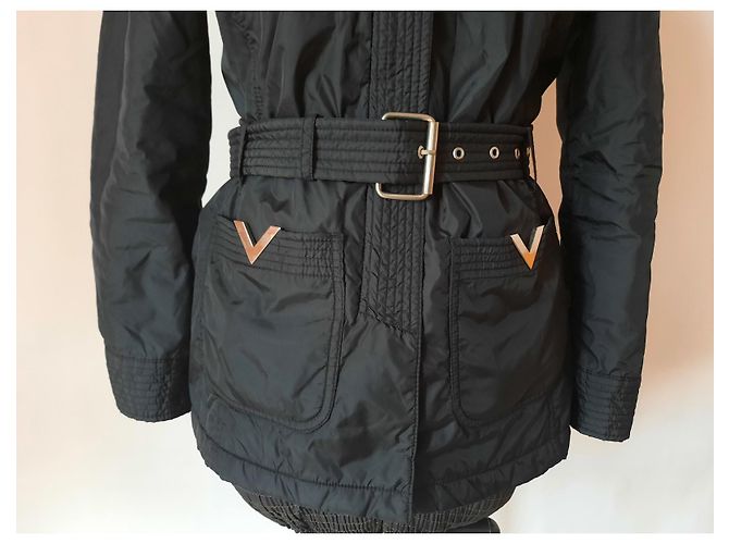 Red Valentino Valentino Garavani Chaqueta impermeable mujer Red line acolchada ligera - vista 4