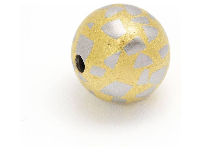 Autre Marque Pendente TERRAZZO NIESSING in oro e platino. Argento D'oro - vista 2