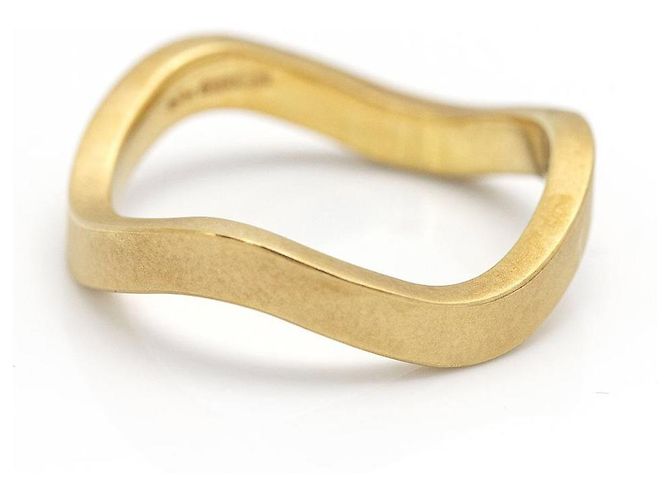 Autre Marque Anello NIESSING WAVES in oro giallo. D'oro - vista 2