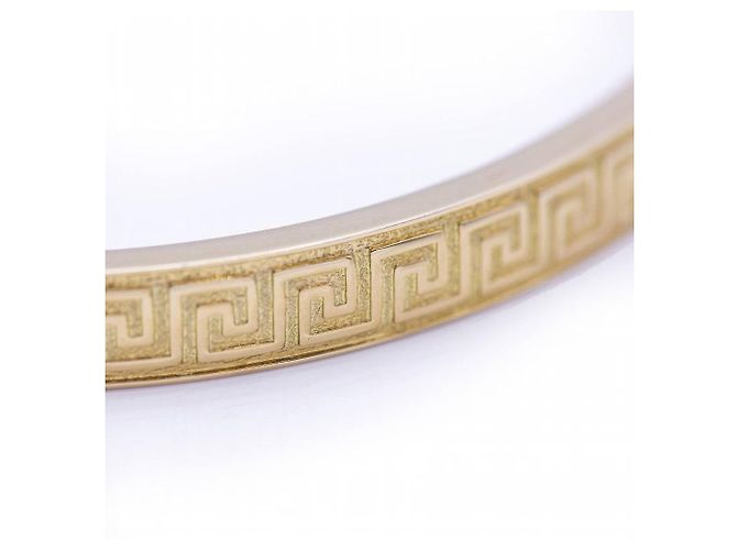 Autre Marque Bracciale rigido in oro stile greco. D'oro - vista 3