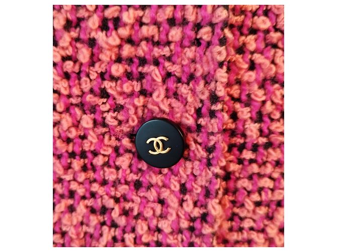 Chanel-Jacke aus rosa Wolle 94BEIM Pink - Ansicht 5