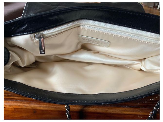 2.55 Borsa Chanel Cruise in pelle di agnello nera Nero - vista 3