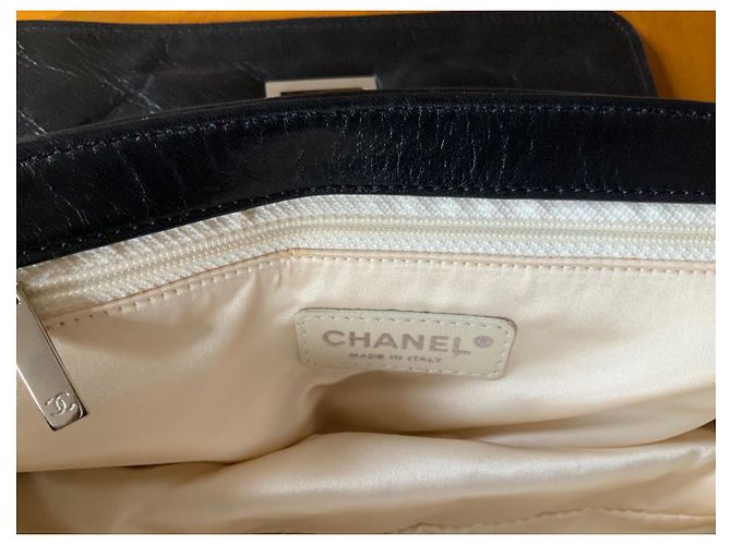 2.55 Borsa Chanel Cruise in pelle di agnello nera Nero - vista 4