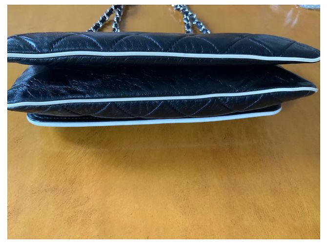 2.55 Borsa Chanel Cruise in pelle di agnello nera Nero - vista 8