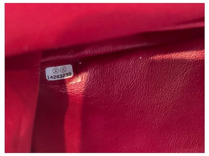 2.55 Borsa Chanel Rossa in vernice Rosso - vista 8