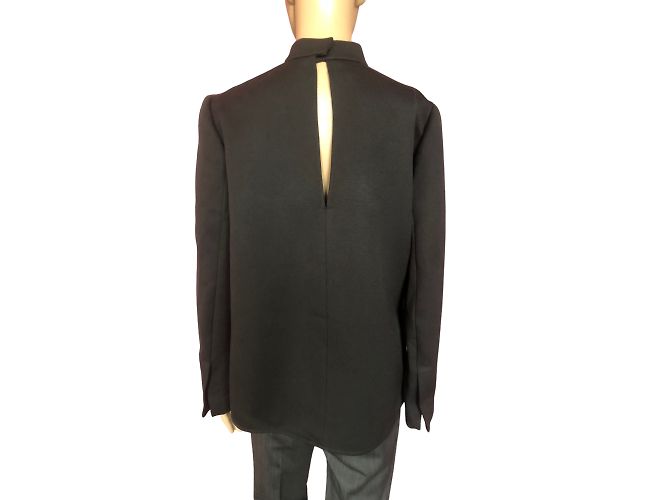BALENCIAGA Top T.fr 38 WOOL Grigio - vista 3