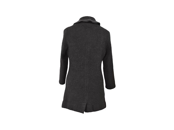 Versace Jacke aus Wolle Blau M - Ansicht 3