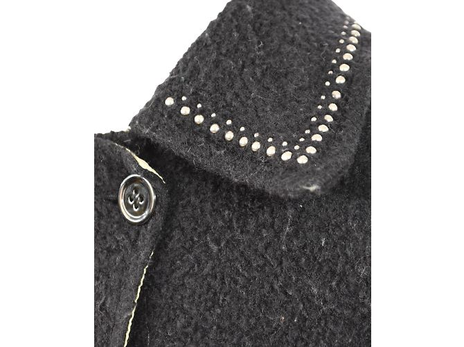 Versace Jacke aus Wolle Blau M - Ansicht 6