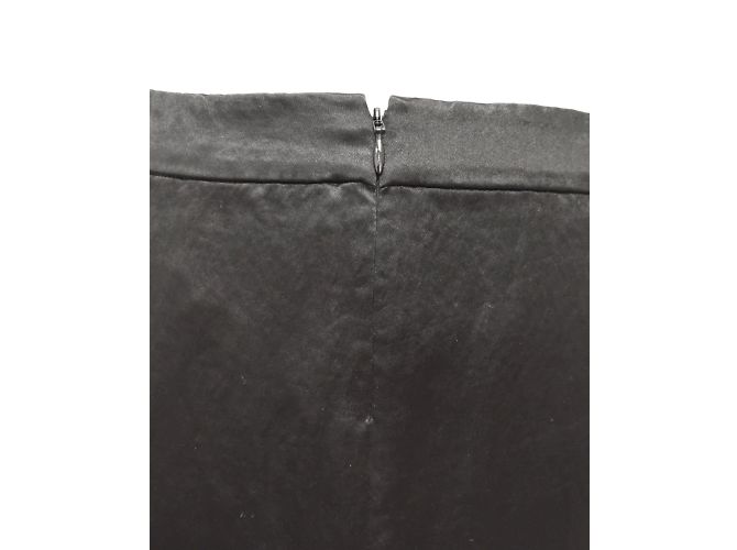 Falda Versace negra de viscosa S Negro - vista 6