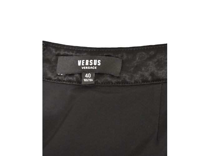 Falda Versace negra de viscosa S Negro - vista 7