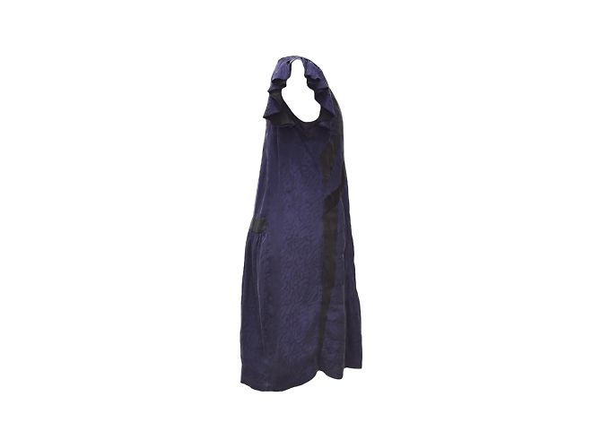 Vestido Balenciaga de algodón azul S - vista 2