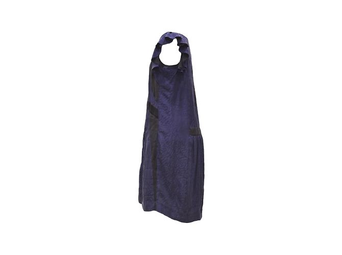 Vestido Balenciaga de algodón azul S - vista 4