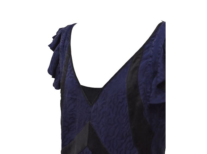 Vestido Balenciaga de algodón azul S - vista 5