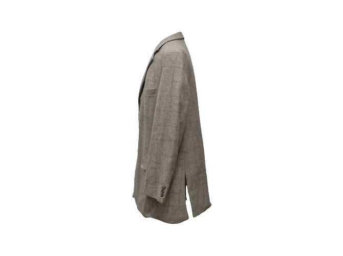 Courreges Grey Wool Jacket L - view 4