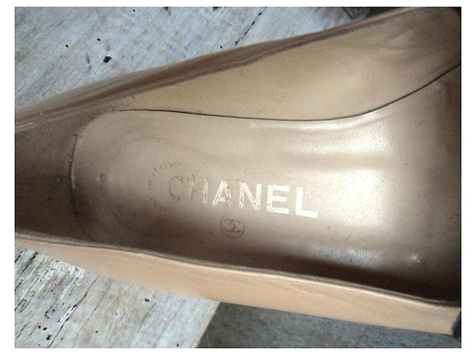 Mocassini Chanel p 37,5 Nero Beige - vista 8