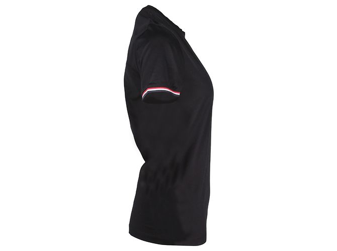 T-shirt Moncler a righe in cotone Nero - vista 2