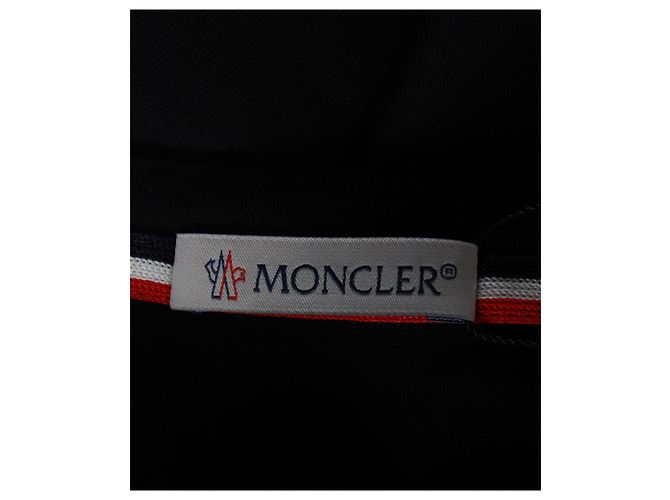 T-shirt Moncler a righe in cotone Nero - vista 4