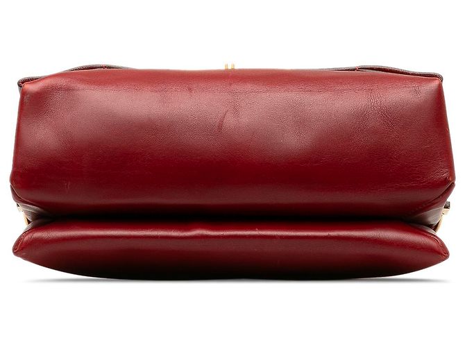 Blade Céline Borsa a tracolla Celine lama rossa - vista 4