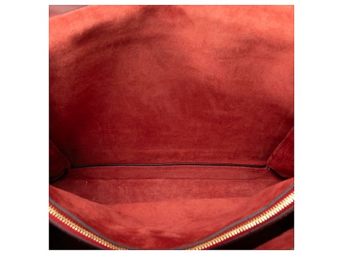 Blade Céline Borsa a tracolla Celine lama rossa - vista 5