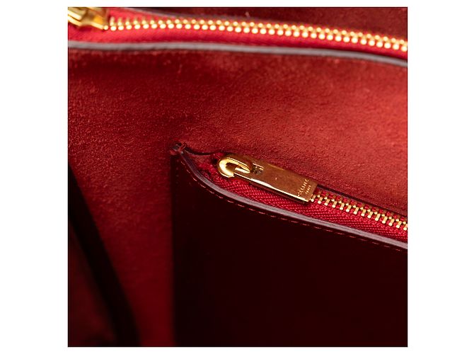 Blade Céline Borsa a tracolla Celine lama rossa - vista 9