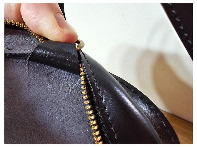 Louis Vuitton Mabillon Rucksack Schwarzes Epi Leder - Ansicht 10