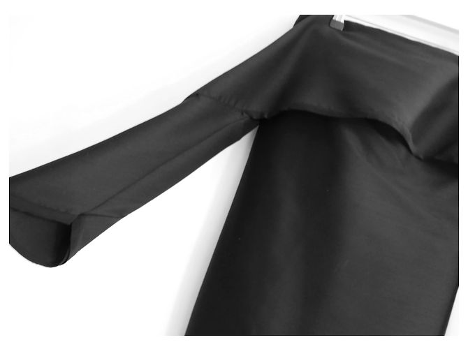 Autre Marque Schulterfreies Minikleid aus Taft von Dion Lee Schwarz - Ansicht 3