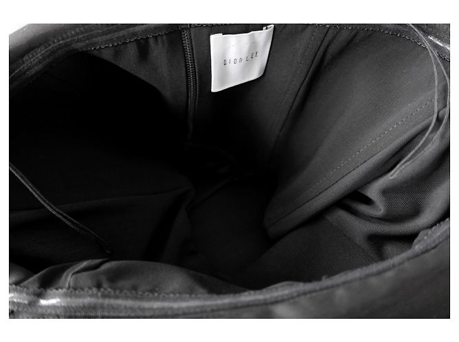 Autre Marque Schulterfreies Minikleid aus Taft von Dion Lee Schwarz - Ansicht 6