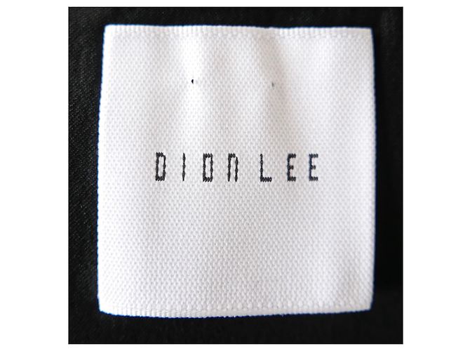 Autre Marque Schulterfreies Minikleid aus Taft von Dion Lee Schwarz - Ansicht 7