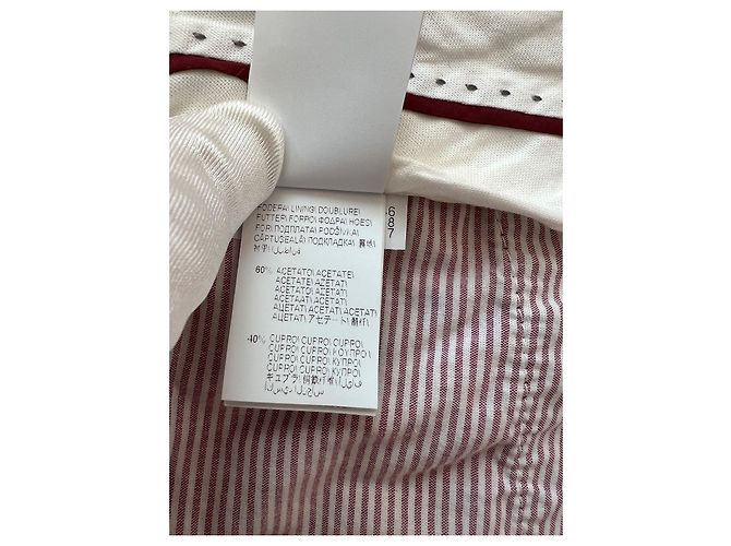 Calça Brunello Cucinelli de lã e seda cinza bege - vista 8